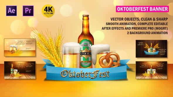 Oktoberfest Banner Card - VideoHive 24740979