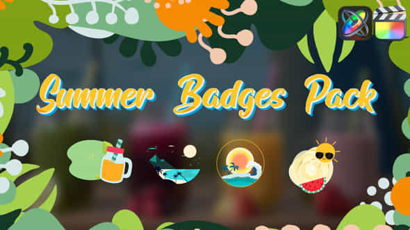 Summer Badges Pack - VideoHive 44605274