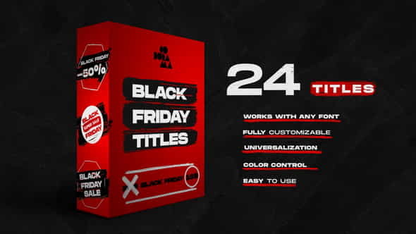 Black Friday Titles - VideoHive 34256877