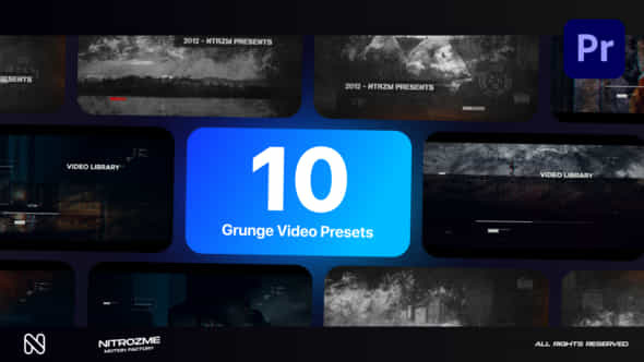 Grunge Typography - VideoHive 44905889