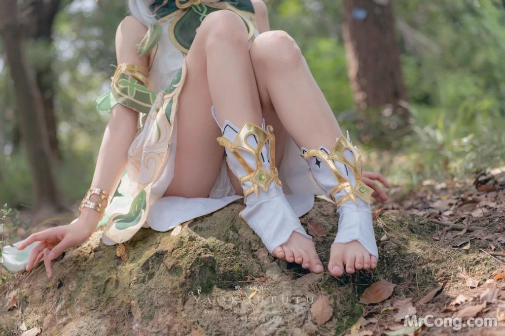 Coser@黏黏团子兔: 万年萝莉纳西妲&0.2s (65 photos )(7)
