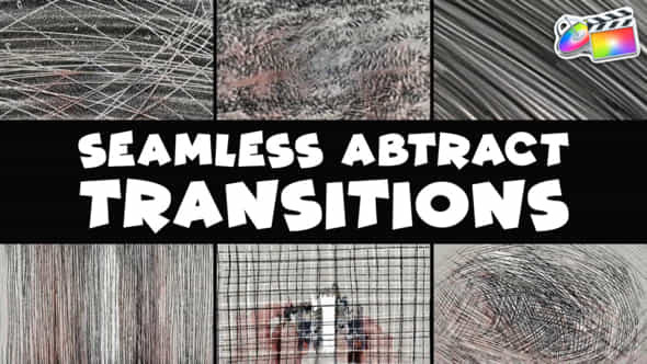 Seamless Abstract Scribble Transitions Fcpx - VideoHive 48843462