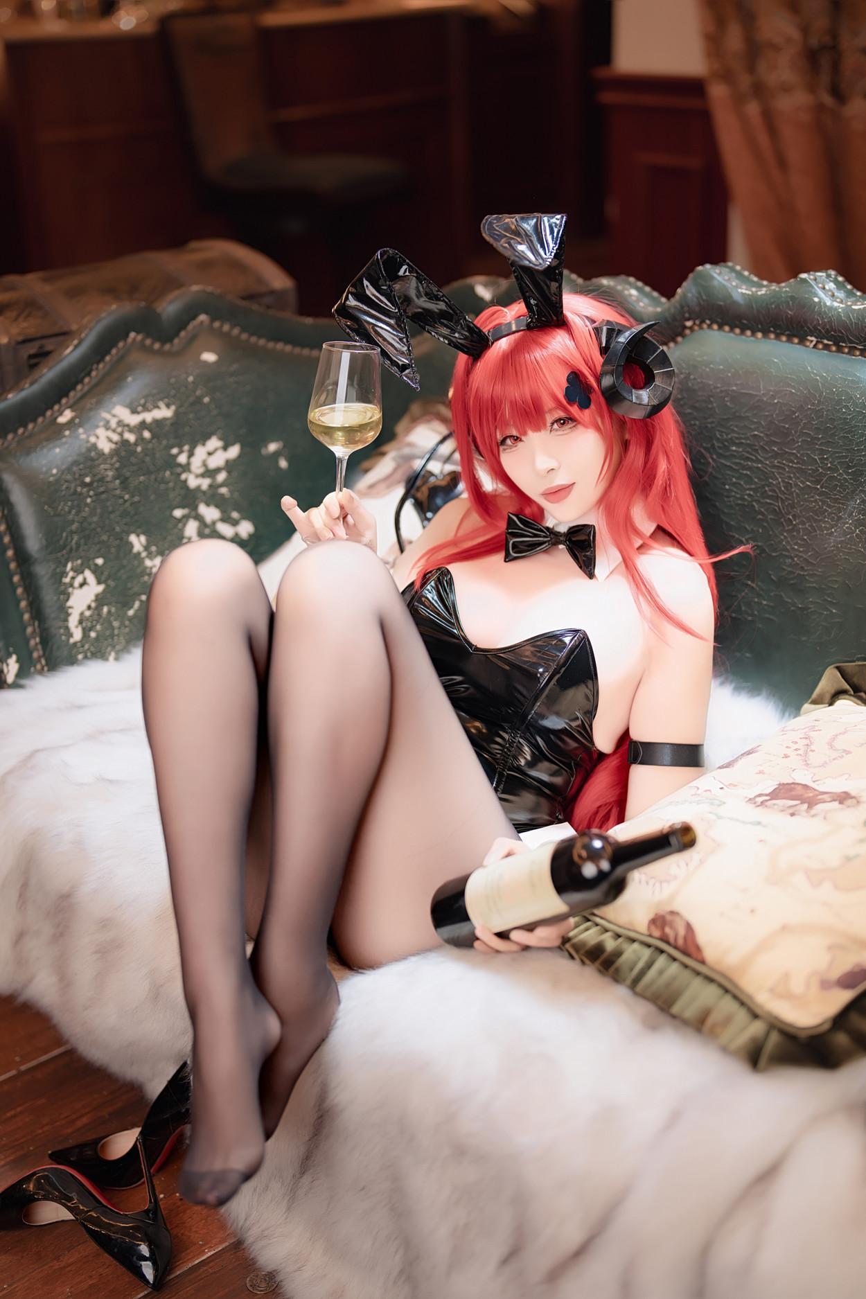 Cosplay 轩萧学姐 兴登堡兔女郎(34)