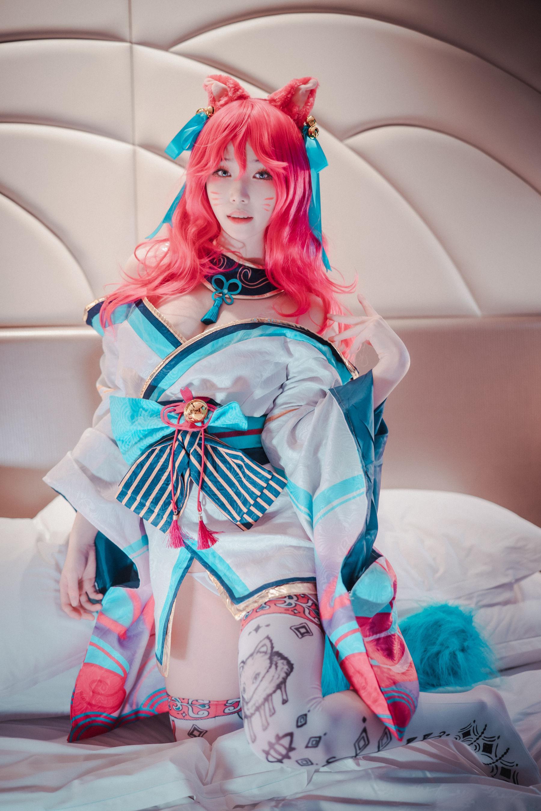 [DJAWA] BamBi – Spirit Blossom Ahri 写真套图(10)