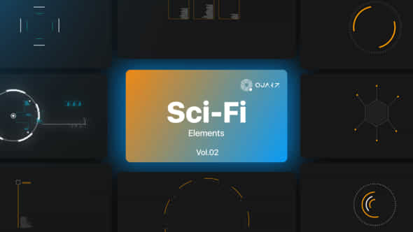 Sci-Fi UI Elements - VideoHive 46400556