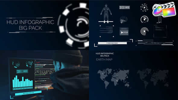 Hud Infographic Big - VideoHive 43705259