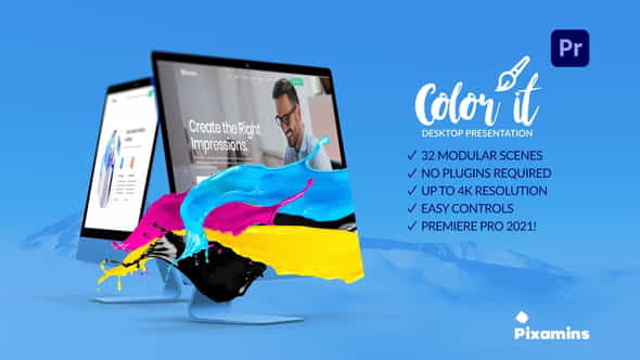Color it - Desktop Presentation - VideoHive 31809178