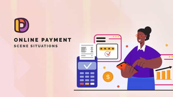 Online payment - Scene Situations - VideoHive 34664690