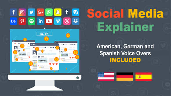 Social Media Explainer - VideoHive 46211623