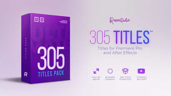 305 Titles Ultimate Pack for - VideoHive 21825597