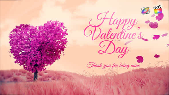 Valentines Tree Wishes Reveal - VideoHive 50621344