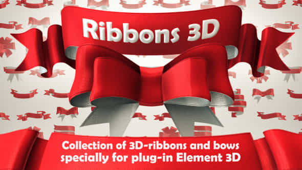 Ribbons 3D Pack - VideoHive 6476097