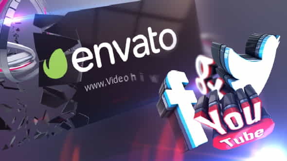 3D Social Media Action | Corporate - VideoHive 7383447