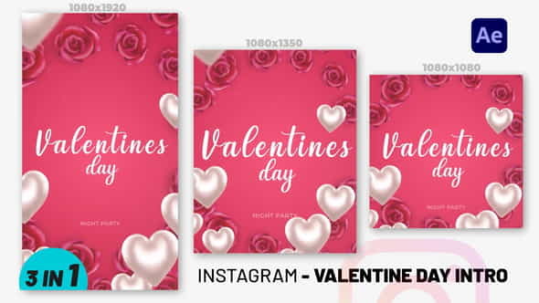 Instagram Valentines Day Intro - VideoHive 35710484