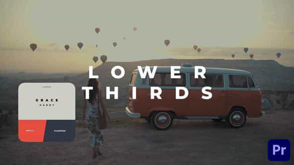 Trendy Lower Thirds - VideoHive 36768435