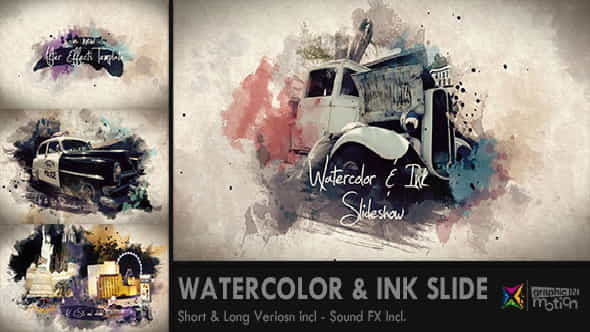 WatercolorInk Slideshow - VideoHive 8514684