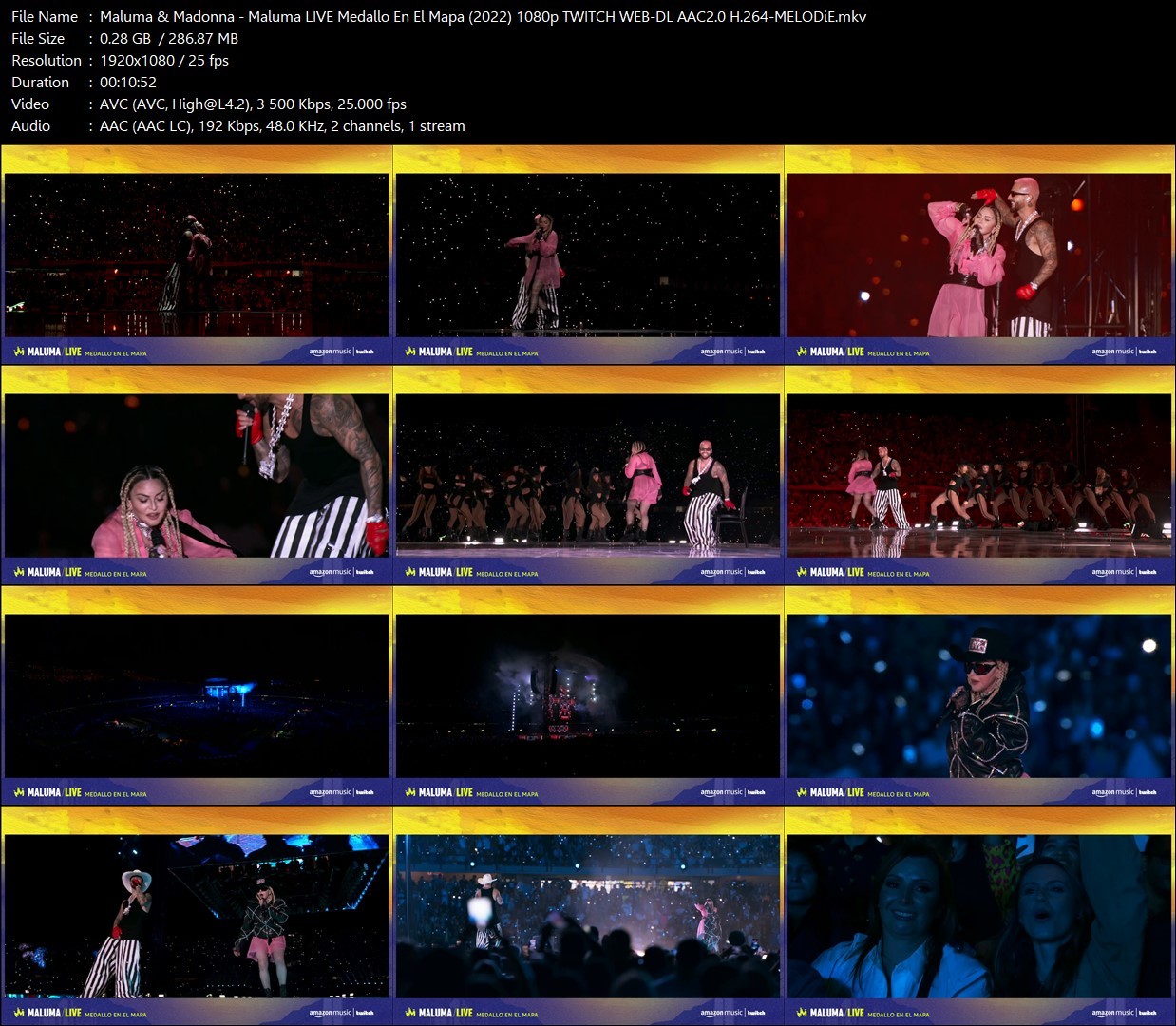 WEB-RiP - Maluma & Madonna - Maluma LIVE Medallo En El Mapa (2022 ...