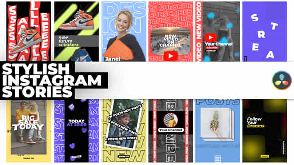 Stylish Instagram Stories - VideoHive 33543915