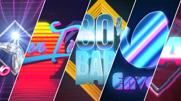 80s Baby | VHS Logo-Titles - VideoHive 18657101