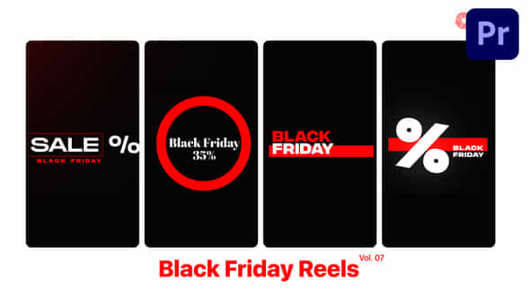 Black Friday Reels For Premiere Pro Vol 07 - VideoHive 48987120