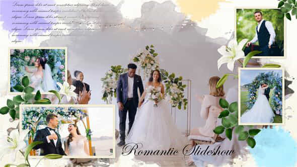 Ink Wedding Slideshow Mogrt - VideoHive 50967164