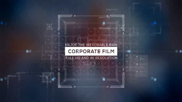Corporate Film Icons and Text - VideoHive 14992185