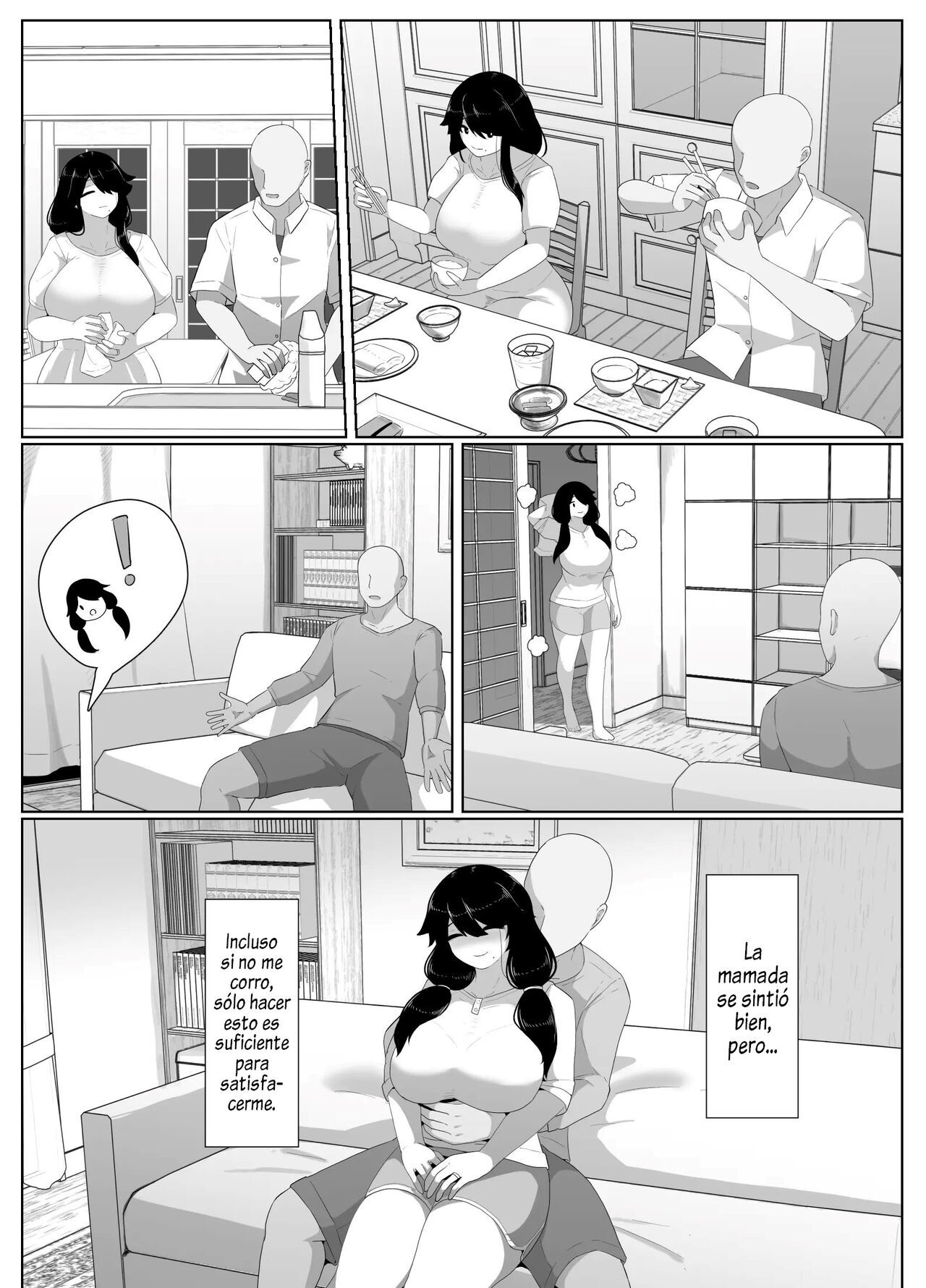 [hahayamoya (moya)] Oyasumi, Okaa-san I  Good Night, Mom I [Spanish]  [Al Chile no Sé Scan]