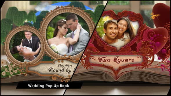 Wedding Album Pop up Book - VideoHive 7530457