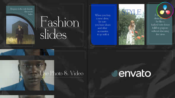 Elegant Fashion Presentation For Davinci Resolve - VideoHive 50916381