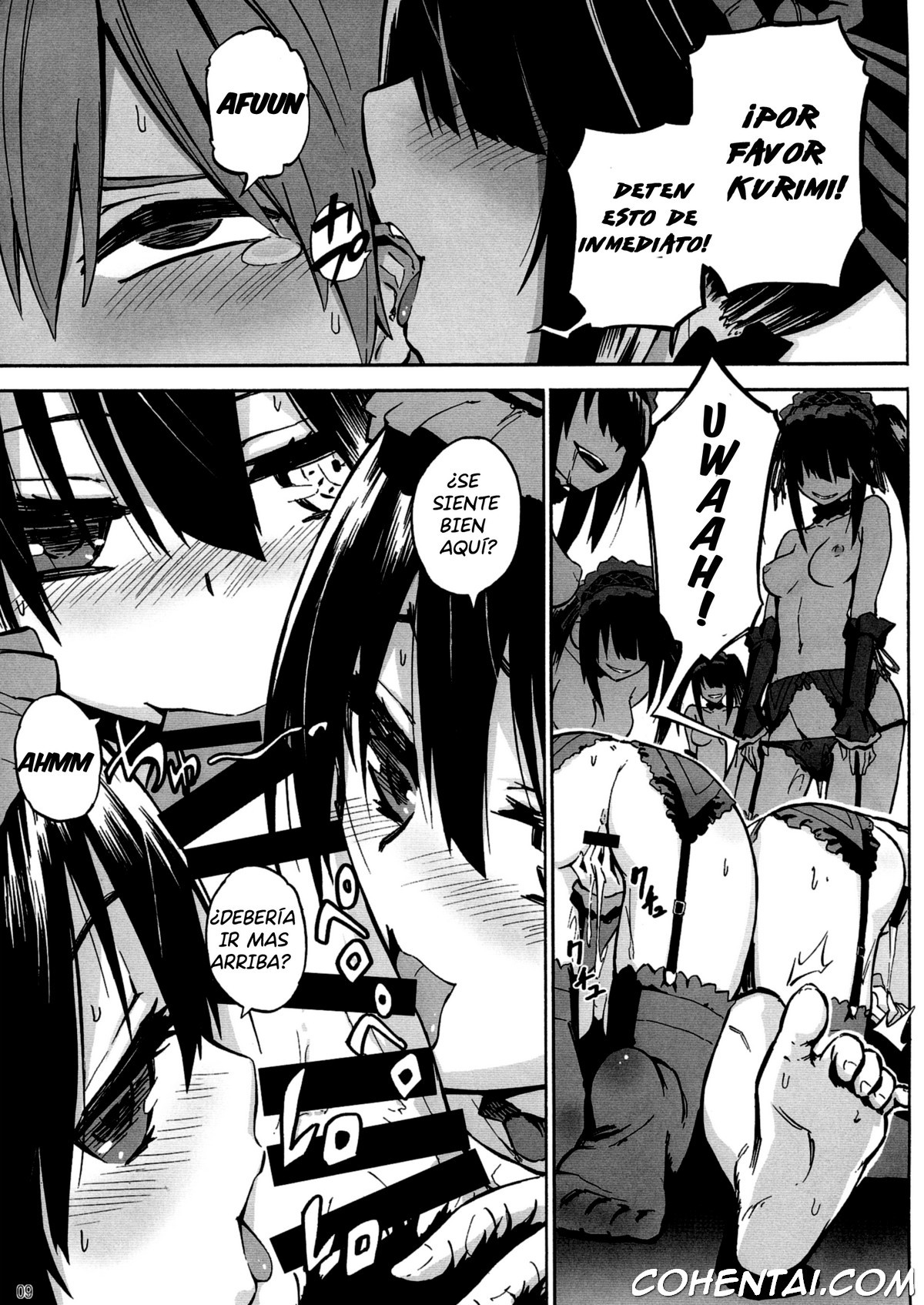 Oshokuji Kurumi-san (Date A Live) xxx comics manga porno doujin hentai español sexo 