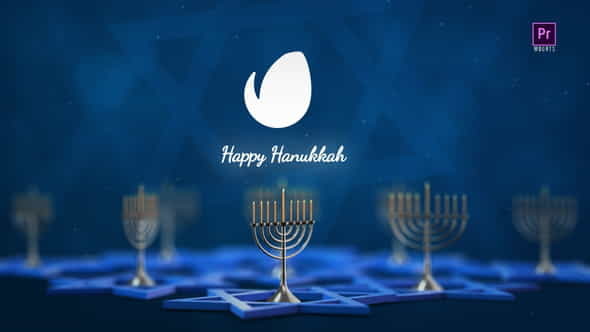 Hanukkah Logo Reveal - VideoHive 34601762