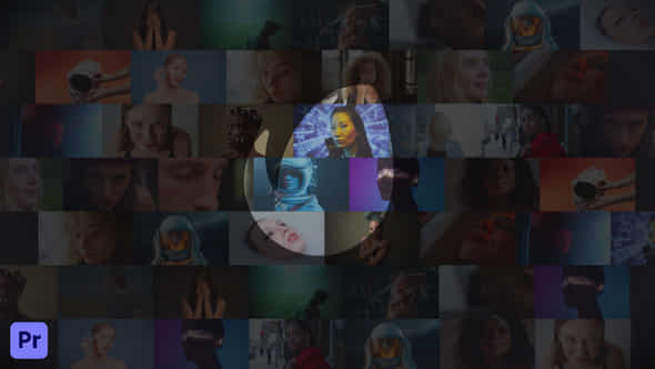 Video Grid Logo For Premiere Pro - VideoHive 52555968