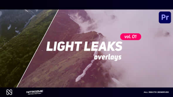 Light Leaks Overlays - VideoHive 48037443