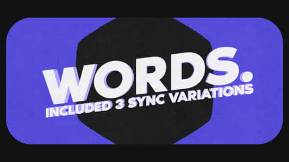 Words Stomp - VideoHive 22685570