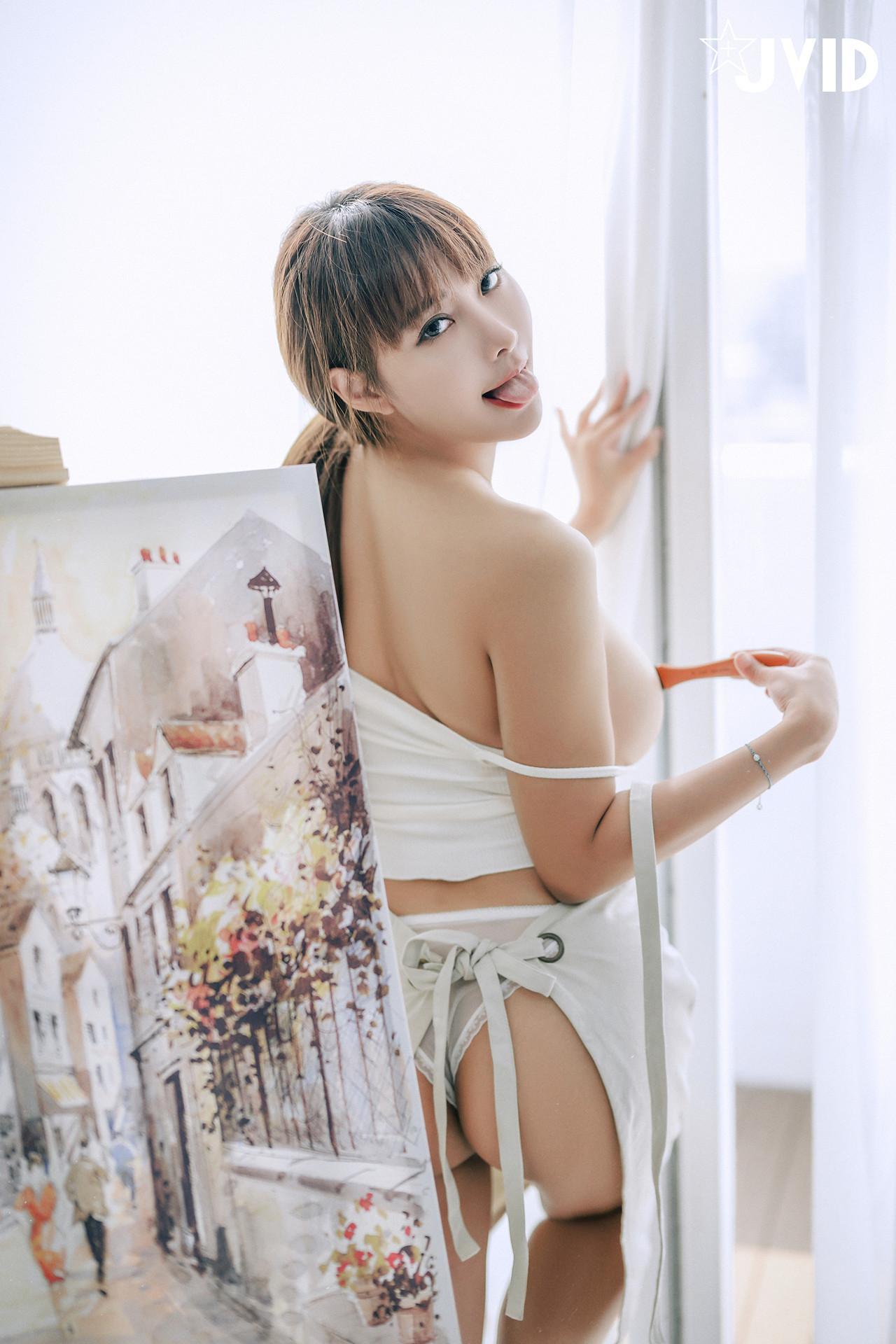 JVID Lele 乐乐 – 热爱榨精的漫画家-艺术家-生日限定尺度 Set.01(28)