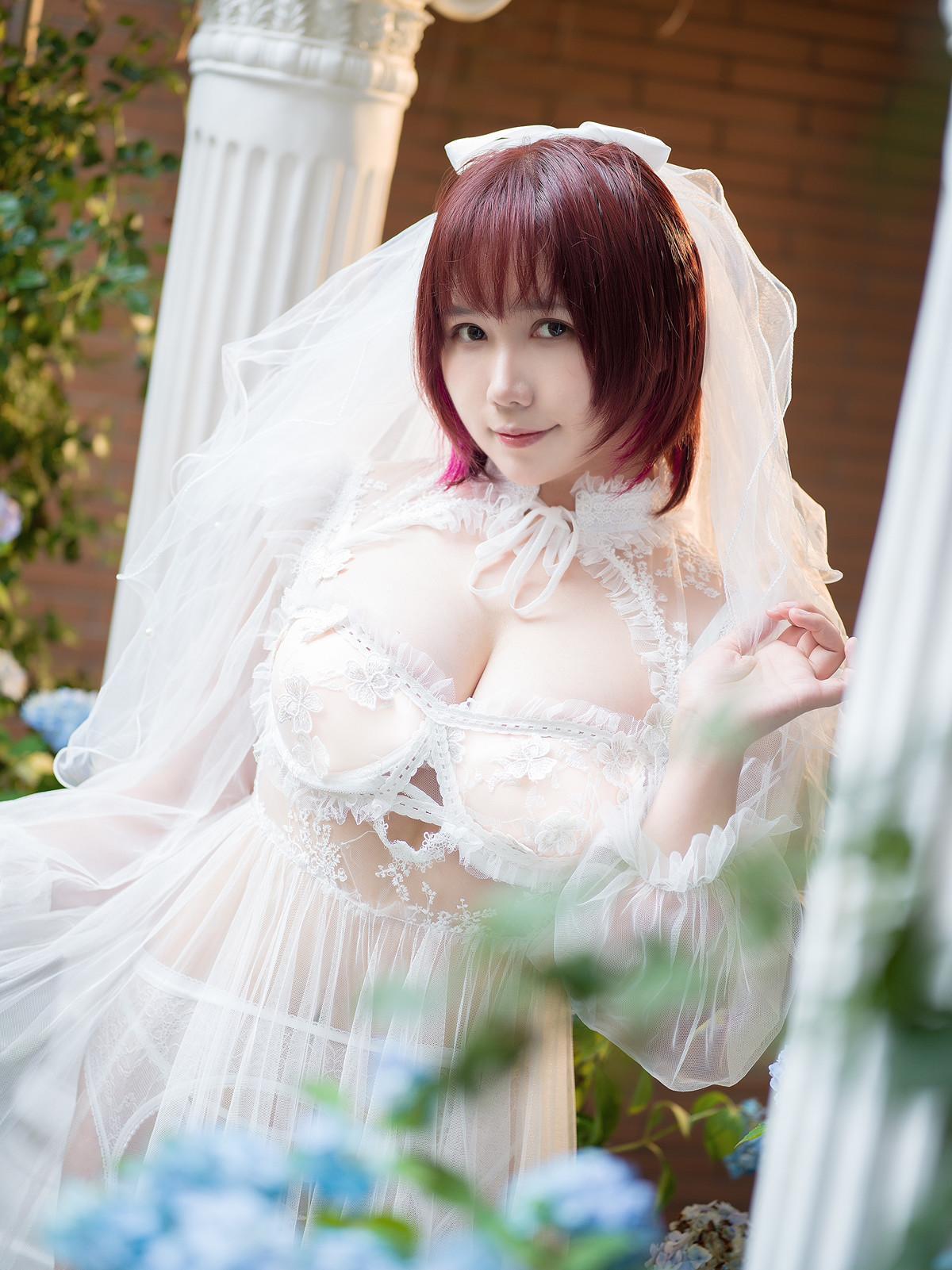 Cosplay 麻花麻花酱 黑白婚纱 Set.02(12)