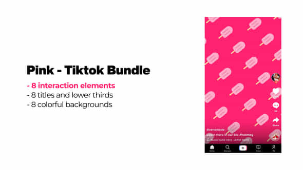 Pink - TikTok - VideoHive 43768803