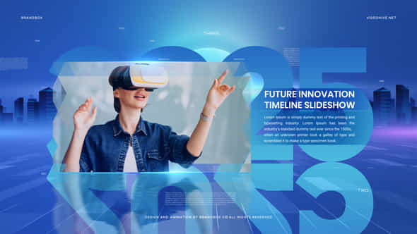 Future Innovation Timeline Slideshow - VideoHive 55830804