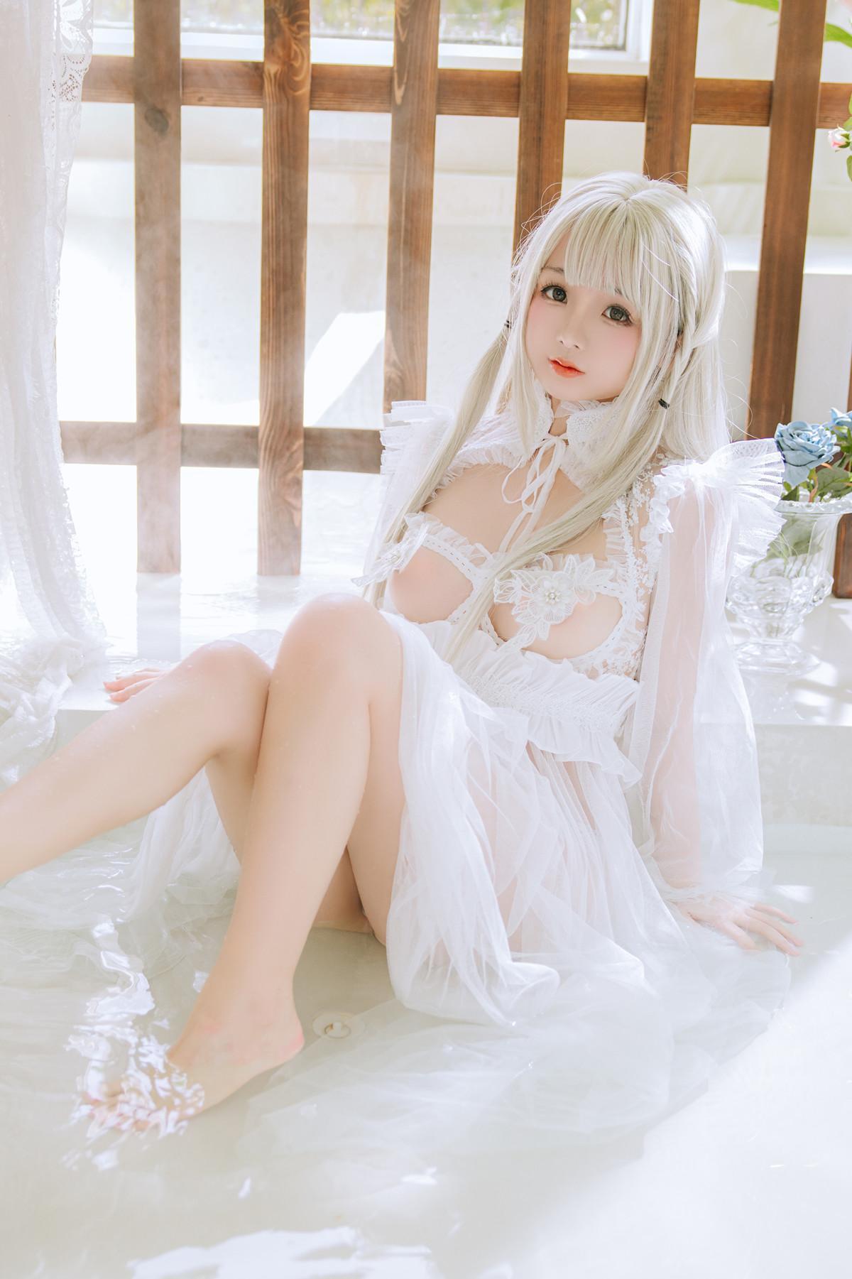 Cosplay Rinaijiao日奈娇 白纱衣 Set.01(49)