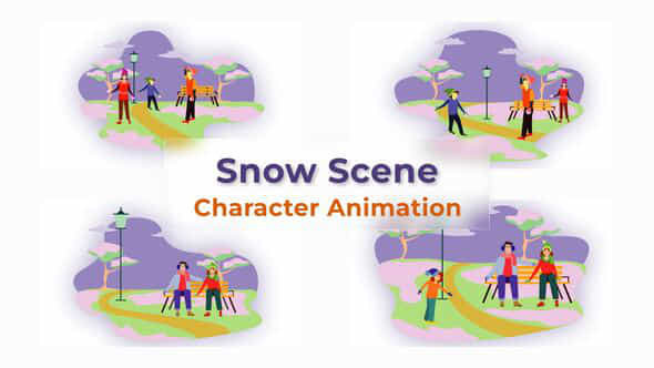 Snow Character Animation - VideoHive 37163513