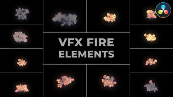 Vfx Fire Elements For Davinci Resolve - VideoHive 52259073