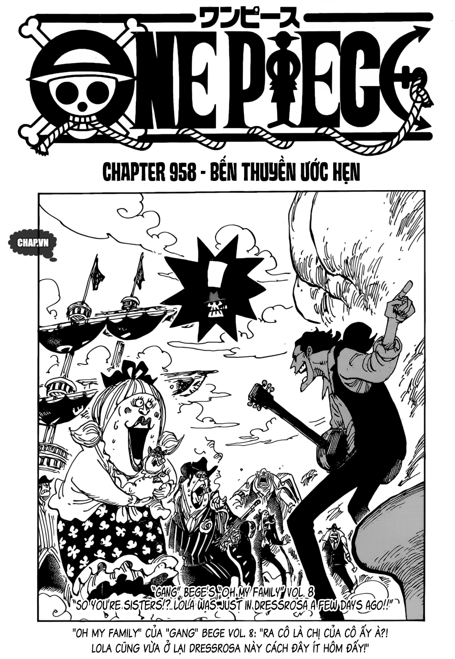 One Piece Chapter 958 Bến Thuyền ước Hẹn Diễn đan Truyện Tranh Chap Vn