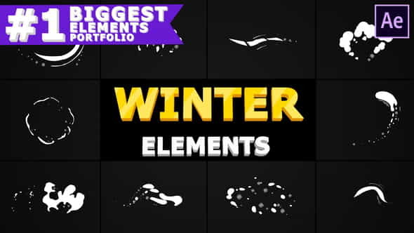 Winter Elements Pack | After - VideoHive 29593330