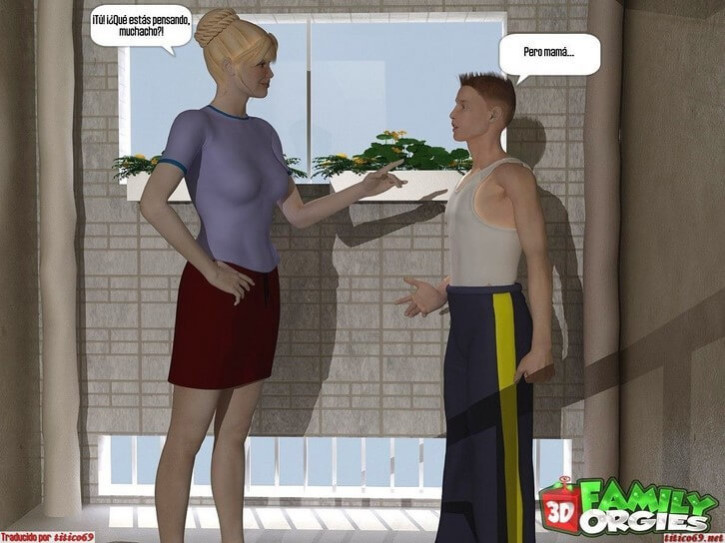 Madre e Hijo Comic Porno 3D - 5