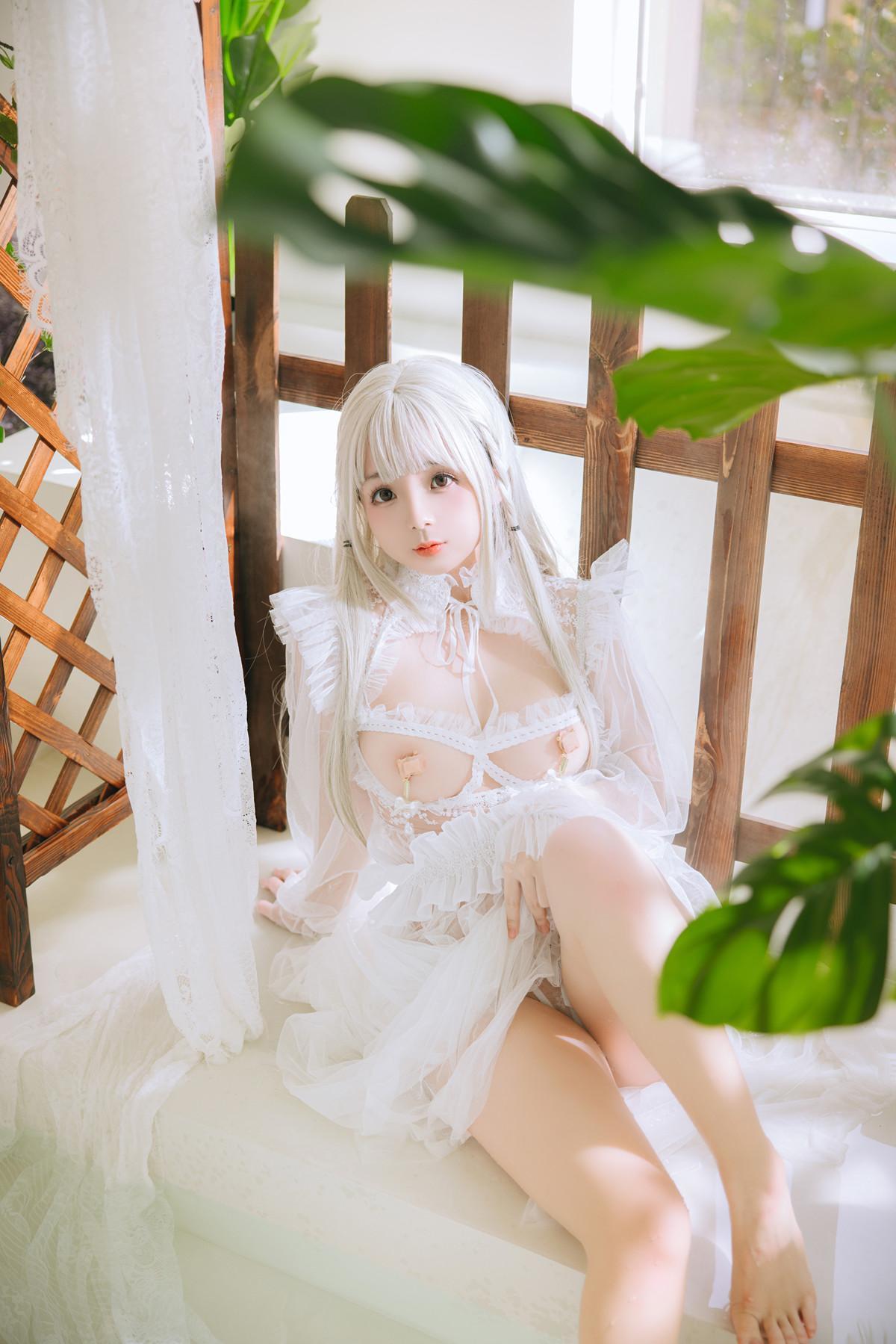 Cosplay Rinaijiao日奈娇 白纱衣 Set.02(5)