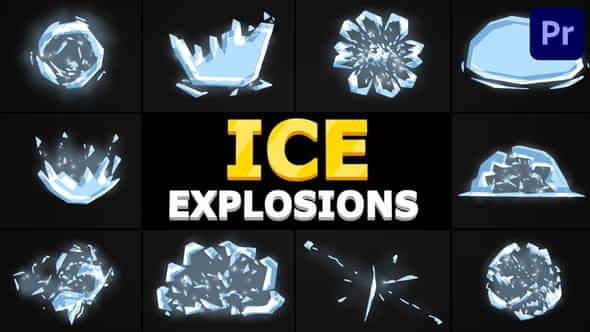 Ice Explosions | Premiere Pro - VideoHive 35567881