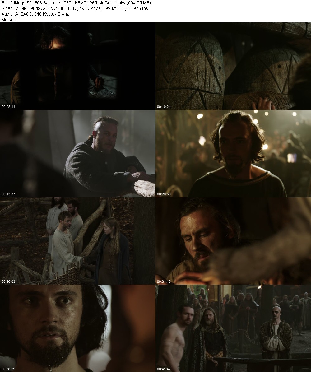 Vikings S01E08 Sacrifice 1080p HEVC x265-MeGusta