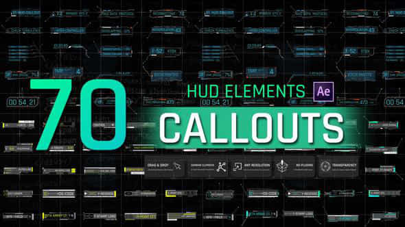 HUD Elements Callouts - VideoHive 45844198