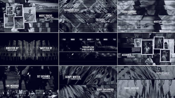 Film Title Sequence Crime - VideoHive 58456006