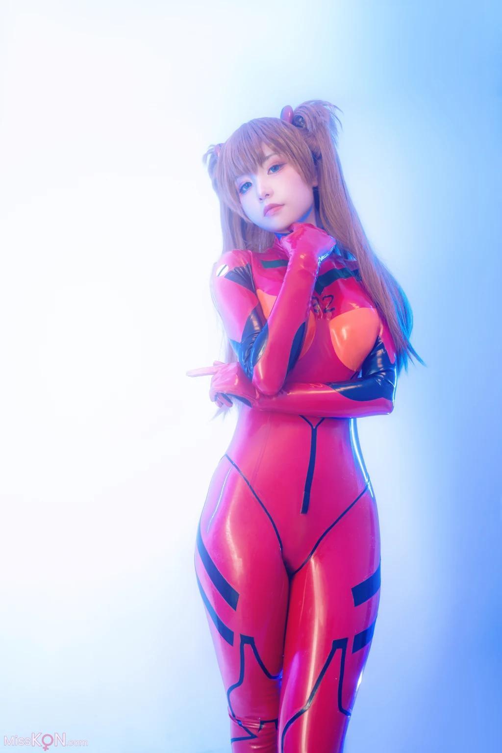 Coser@爆机少女喵小吉 (Nekokoyoshi): 明日香 人类补奸计划 (80 photos )(5)